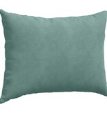 VidaXL Sofa Kussens 2 pcs Zeegroen 70 x 50 cm Katoen Stof