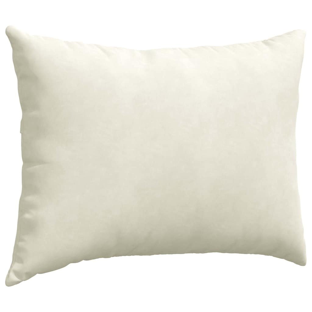 VidaXL Sofa Kussens 2 pcs Crème 70 x 50 cm Katoen Stof