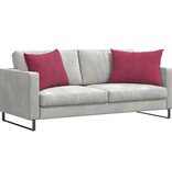 VidaXL Sofa Kussens 2 pcs Wijnrood 70 x 50 cm Katoen Stof