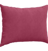 VidaXL Sofa Kussens 2 pcs Wijnrood 70 x 50 cm Katoen Stof