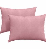 VidaXL Sofa Kussens 2 pcs Roze 70 x 50 cm Katoen Stof