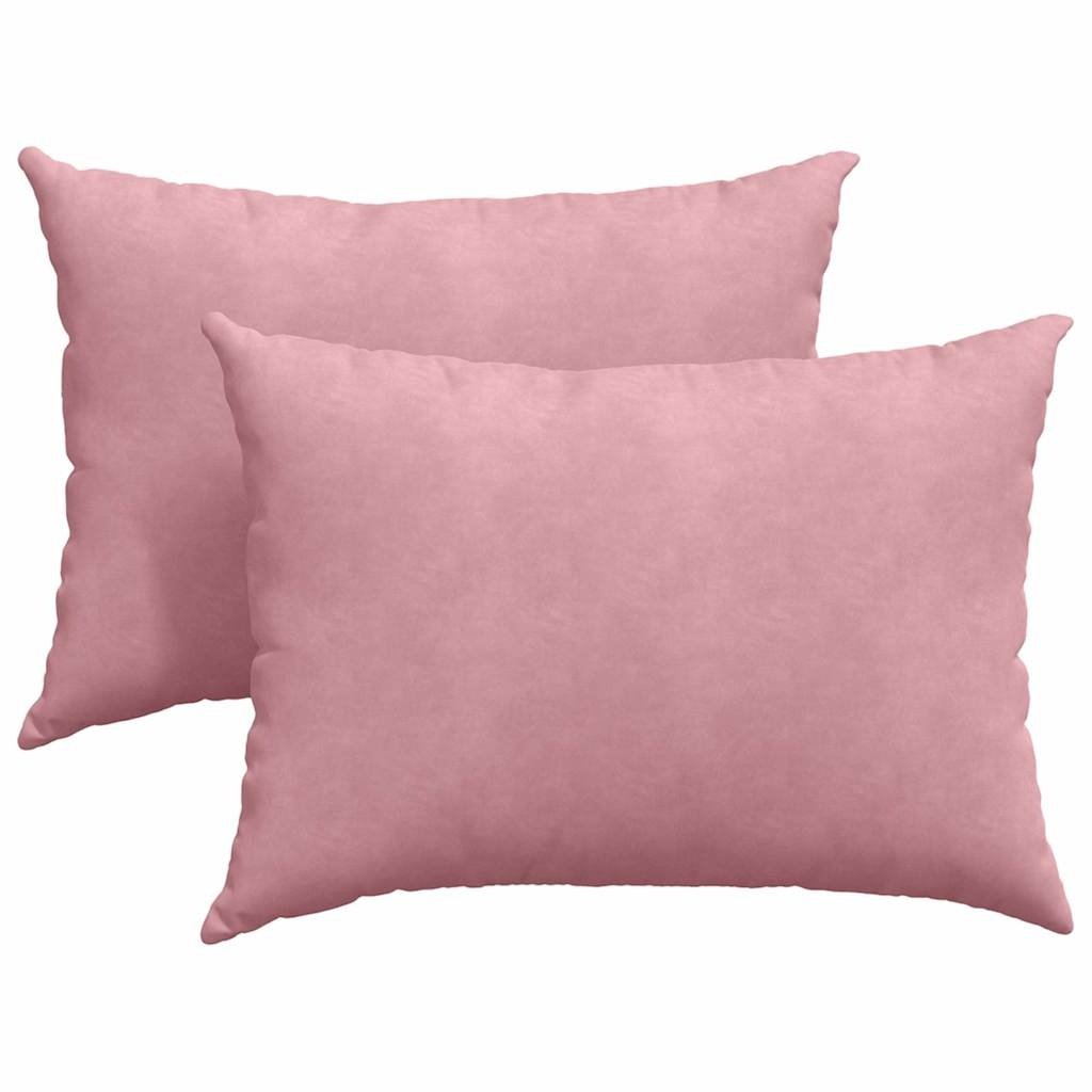 VidaXL Sofa Kussens 2 pcs Roze 70 x 50 cm Katoen Stof
