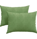 VidaXL Sofa Kussens 2 pcs Lichtgroen 70 x 50 cm Katoen Stof