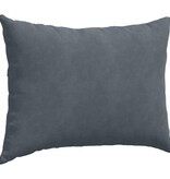 VidaXL Sofa Kussens 2 pcs Donkergrijs 70 x 50 cm Katoen Stof