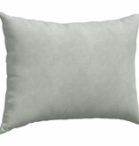 VidaXL Sofa Kussens 2 pcs Lichtgrijs 70 x 50 cm Katoen Stof