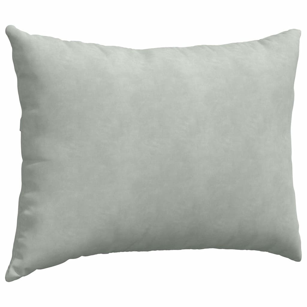 VidaXL Sofa Kussens 2 pcs Lichtgrijs 70 x 50 cm Katoen Stof