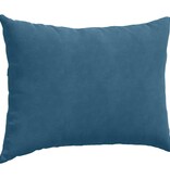 VidaXL Sofa Kussens 2 pcs Blauw 70 x 50 cm Katoen Stof