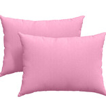 VidaXL Sofa Kussens 2 pcs Roze 70 x 50 cm Stof