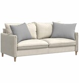 VidaXL Sofa Kussens 2 pcs Grijs 70 x 50 cm Stof