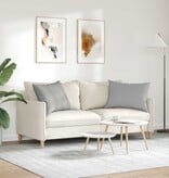 VidaXL Sofa Kussens 2 pcs Grijs 70 x 50 cm Stof