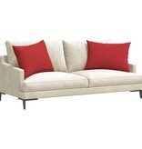 VidaXL Sofa Kussens 2 pcs Rood 70 x 50 cm Stof