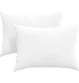 VidaXL Sofa Kussens 2 pcs Wit 70 x 50 cm Stof