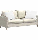 VidaXL Sofa Kussens 2 pcs Wit 70 x 50 cm Stof