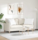 VidaXL Sofa Kussens 2 pcs Wit 70 x 50 cm Stof