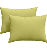 VidaXL Sofa Kussens 2 pcs Lichtgroen 70 x 50 cm Stof