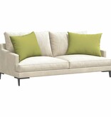 VidaXL Sofa Kussens 2 pcs Lichtgroen 70 x 50 cm Stof