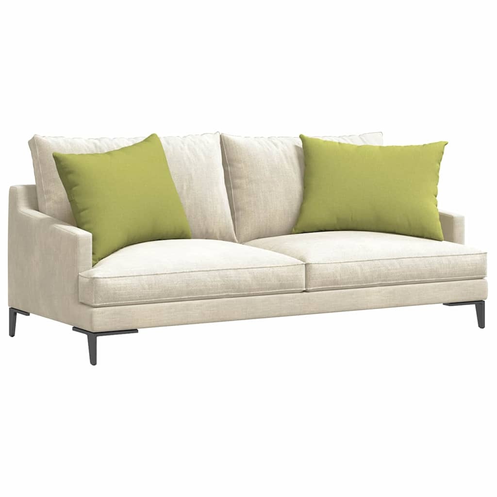 VidaXL Sofa Kussens 2 pcs Lichtgroen 70 x 50 cm Stof