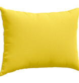 VidaXL Sofa Kussens 2 pcs Lichtgeel 70 x 50 cm Stof