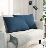 VidaXL Sofa Kussens 2 pcs Blauw 70 x 50 cm Stof