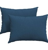 VidaXL Sofa Kussens 2 pcs Blauw 70 x 50 cm Stof