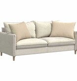 VidaXL Sofa Kussens 2 pcs Crème 70 x 50 cm Stof