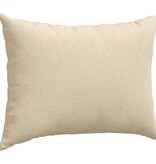 VidaXL Sofa Kussens 2 pcs Crème 70 x 50 cm Stof