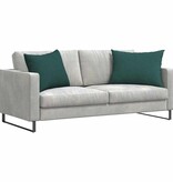 VidaXL Sofa Kussens 2 pcs Donkergroen 70 x 50 cm Stof