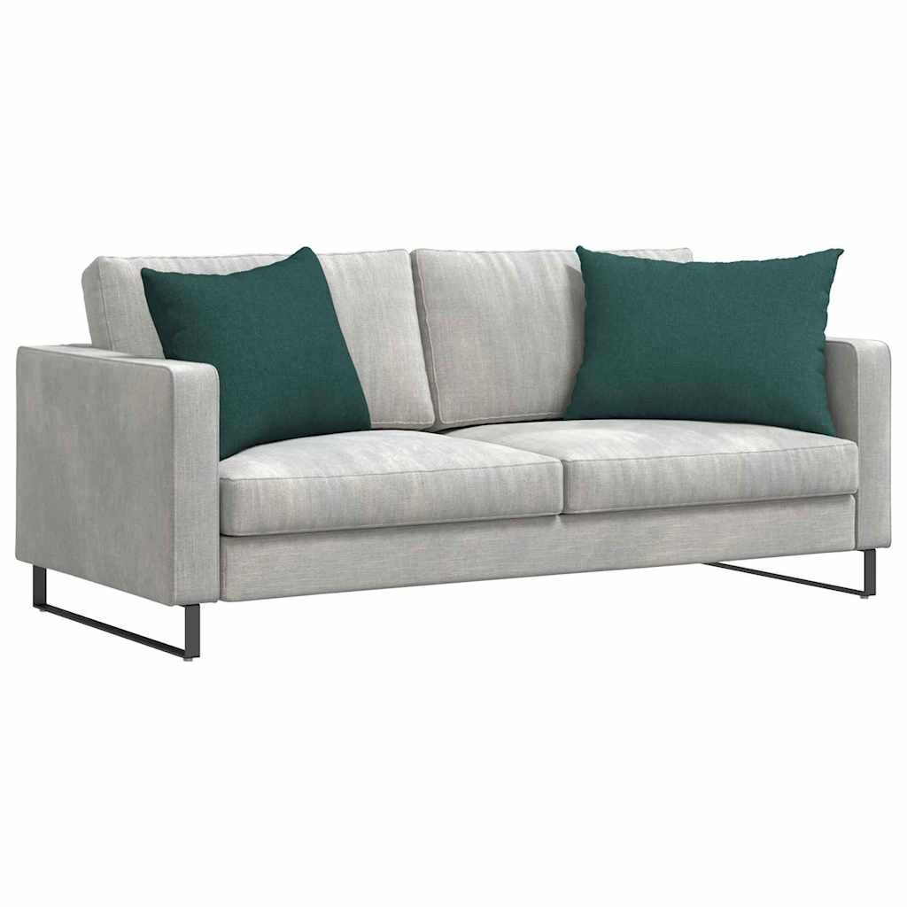 VidaXL Sofa Kussens 2 pcs Donkergroen 70 x 50 cm Stof