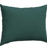 VidaXL Sofa Kussens 2 pcs Donkergroen 70 x 50 cm Stof