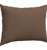 VidaXL Sofa Kussens 2 pcs Bruin 70 x 50 cm Stof