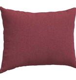 VidaXL Sofa Kussens 2 pcs Wijnrood 70 x 50 cm Stof