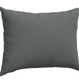 VidaXL Sofa Kussens 2 pcs Donkergrijs 70 x 50 cm Stof