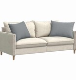 VidaXL Sofa Kussens 2 pcs Lichtgrijs 70 x 50 cm Stof