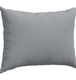 VidaXL Sofa Kussens 2 pcs Lichtgrijs 70 x 50 cm Stof