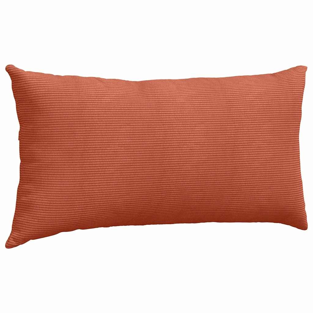 VidaXL Sofa Kussens 2 pcs Rood-oranje 80 x 40 cm Katoen Stof