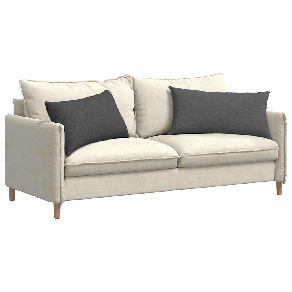 VidaXL Sofa Kussens 2 pcs Donkergrijs 80 x 40 cm Katoen Stof