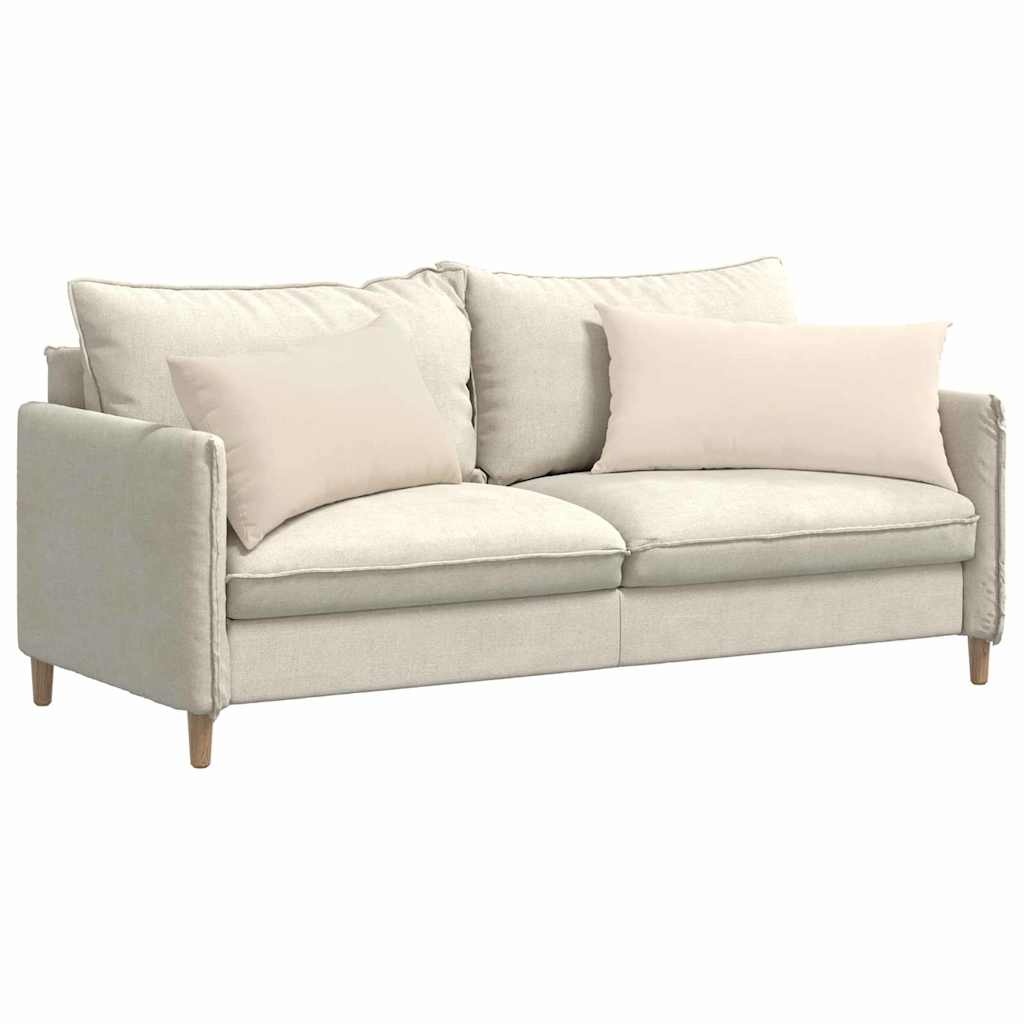 VidaXL Sofa Kussens 2 pcs Beige 80 x 40 cm Stof