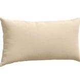 VidaXL Sofa Kussens 2 pcs Crème 80 x 40 cm Stof