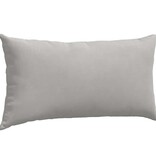 VidaXL Sofa Kussens 2 pcs Lichtgrijs 80 x 40 cm Stof