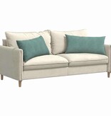 VidaXL Sofa Kussens 2 pcs Zeegroen 80 x 40 cm Katoen Stof