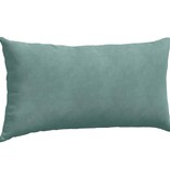 VidaXL Sofa Kussens 2 pcs Zeegroen 80 x 40 cm Katoen Stof