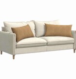 VidaXL Sofa Kussens 2 pcs Bruin 80 x 40 cm Katoen Stof