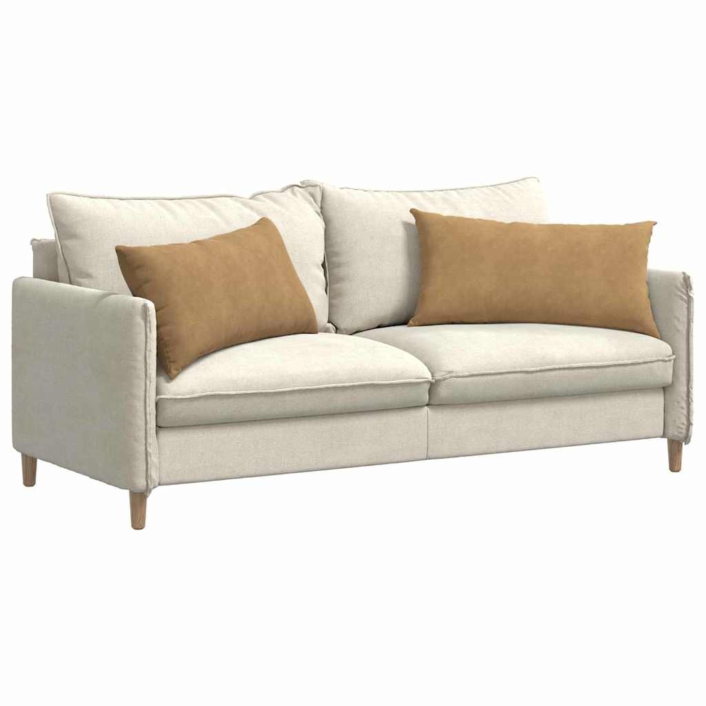 VidaXL Sofa Kussens 2 pcs Bruin 80 x 40 cm Katoen Stof