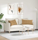 VidaXL Sofa Kussens 2 pcs Bruin 80 x 40 cm Katoen Stof