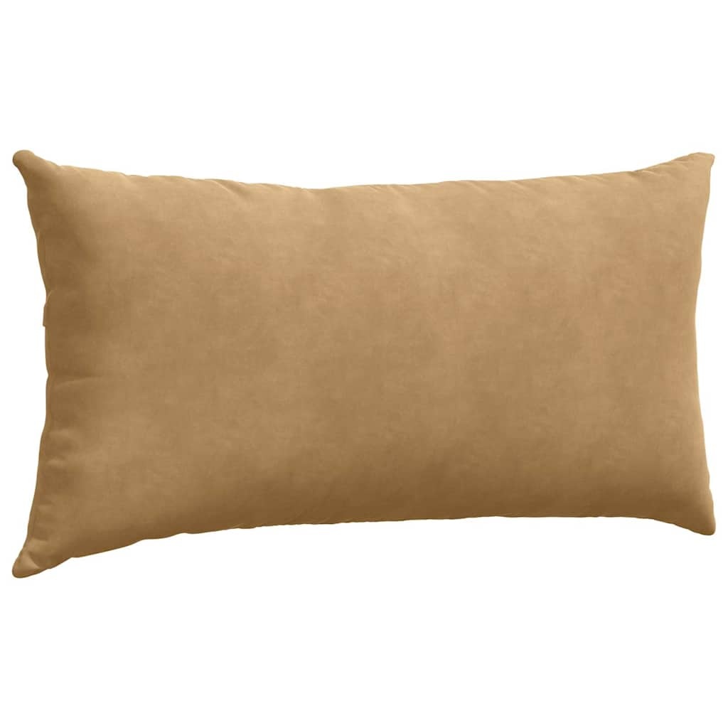 VidaXL Sofa Kussens 2 pcs Bruin 80 x 40 cm Katoen Stof