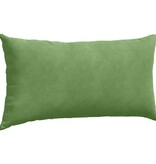 VidaXL Sofa Kussens 2 pcs Lichtgroen 80 x 40 cm Katoen Stof