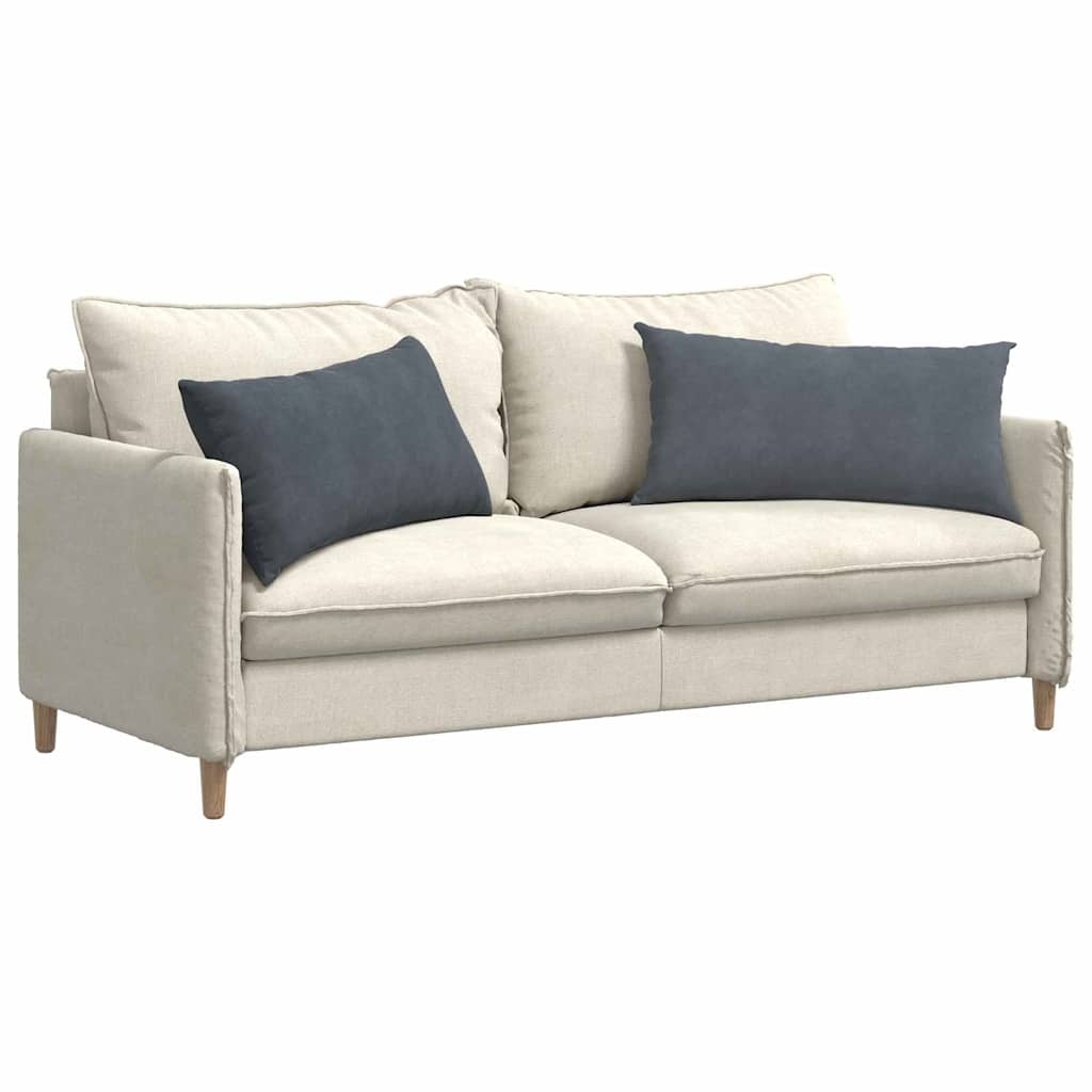 VidaXL Sofa Kussens 2 pcs Donkergrijs 80 x 40 cm Katoen Stof