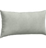 VidaXL Sofa Kussens 2 pcs Lichtgrijs 80 x 40 cm Katoen Stof