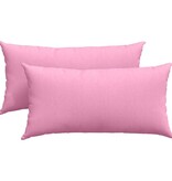 VidaXL Sofa Kussens 2 pcs Roze 80 x 40 cm Stof
