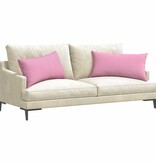 VidaXL Sofa Kussens 2 pcs Roze 80 x 40 cm Stof